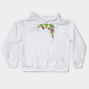 Grape Art Kids Hoodie